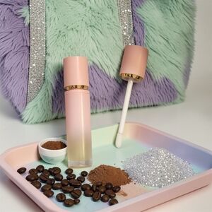 Orchid & Vine Glossy Gloss Cocoa Coffee Cream Natural Shimmer Lip Gloss